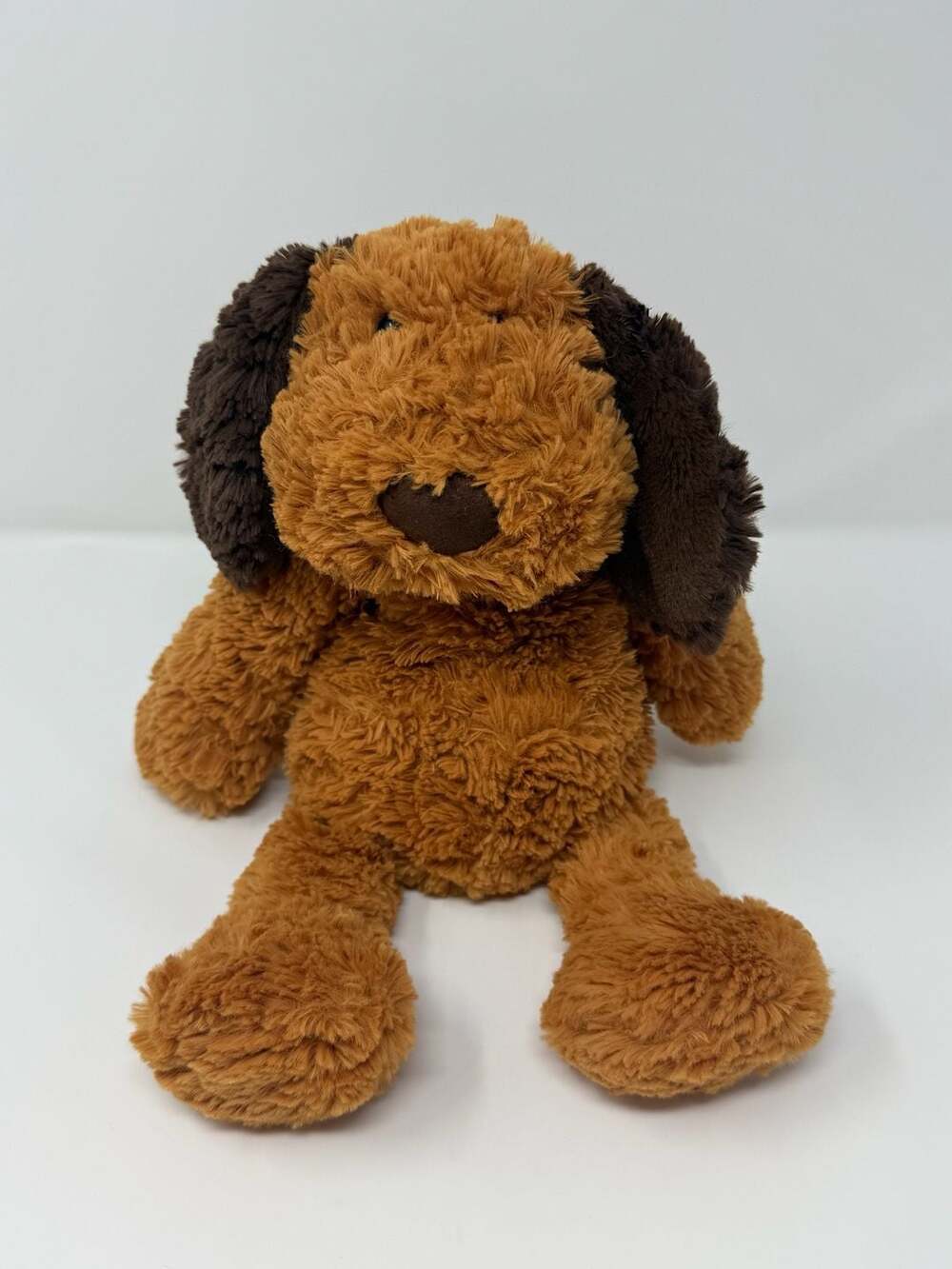 The Manhattan Toy Company Delightful Duffy Brown Plush Puppy Dog 2015 Stuffy